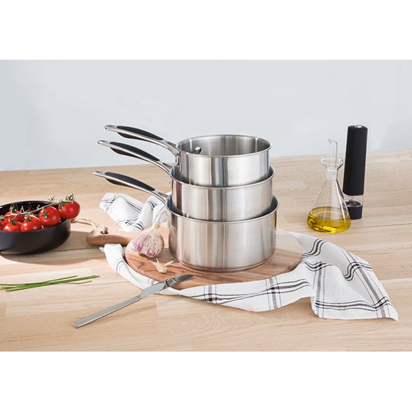 Lot 3 casseroles inox Excell