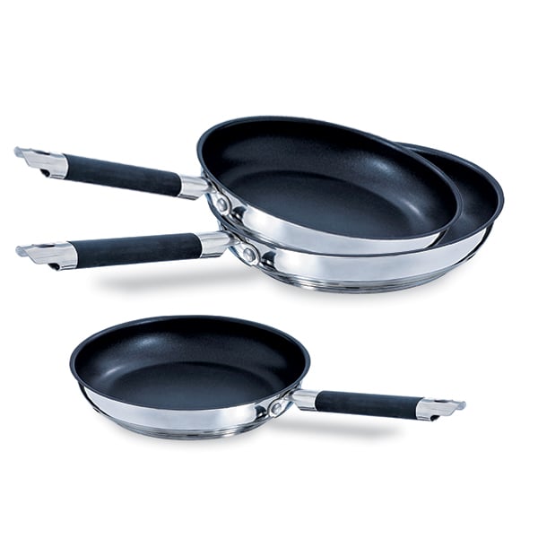 Lot de 3 poêles antiadhésives Rapid Cook 20, 24 et 28 cm Mathon - Mathon - 1