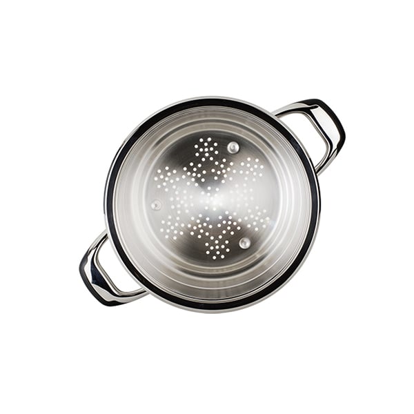 Lot faitout basse température et insert cuit vapeur 20cm Ecovitam - Mathon - 4