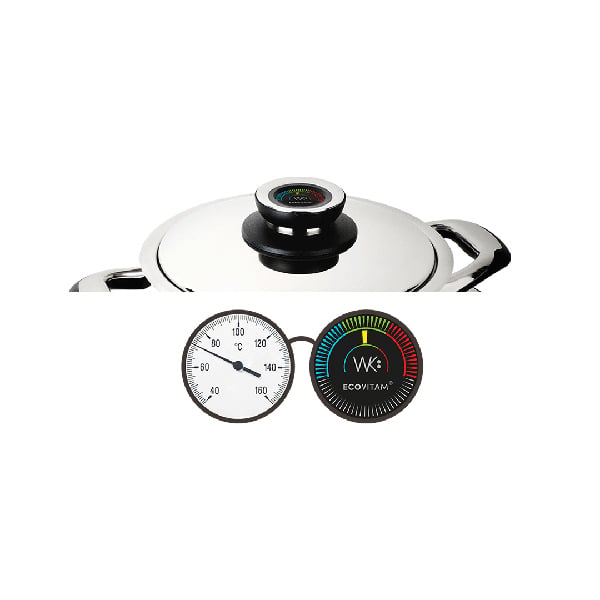 Lot faitout basse température et insert cuit vapeur 20cm Ecovitam - Mathon - 6