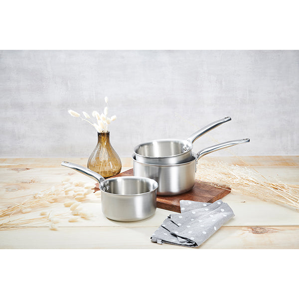 Lot 4 casseroles inox Alchimy 14, 16, 20 et 24 cm De Buyer - Mathon - 2