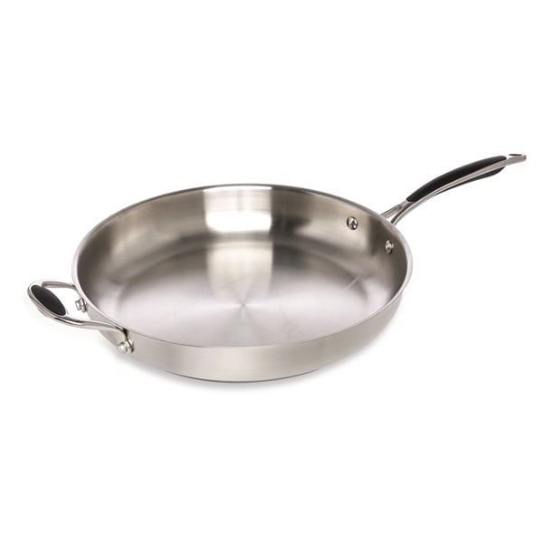 Lot de 2 poêles tout inox Excell’Inox 28 et 32 cm Mathon - Mathon - 2