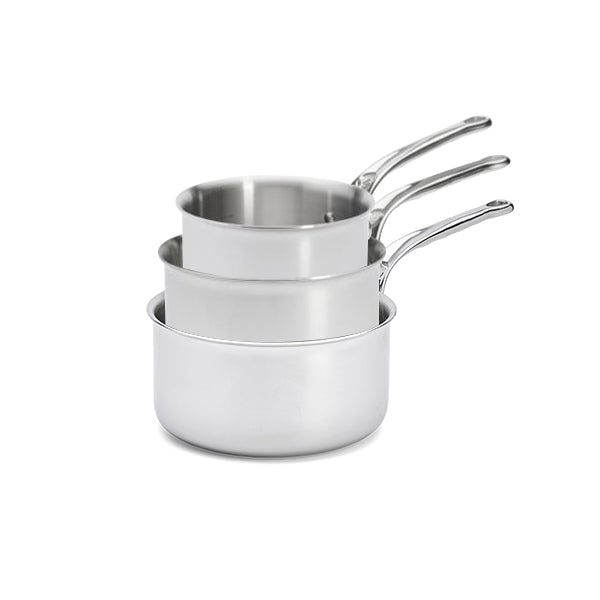 Lot 3 casseroles inox Affinity 16, 18 et 20 cm De Buyer - Mathon - 1