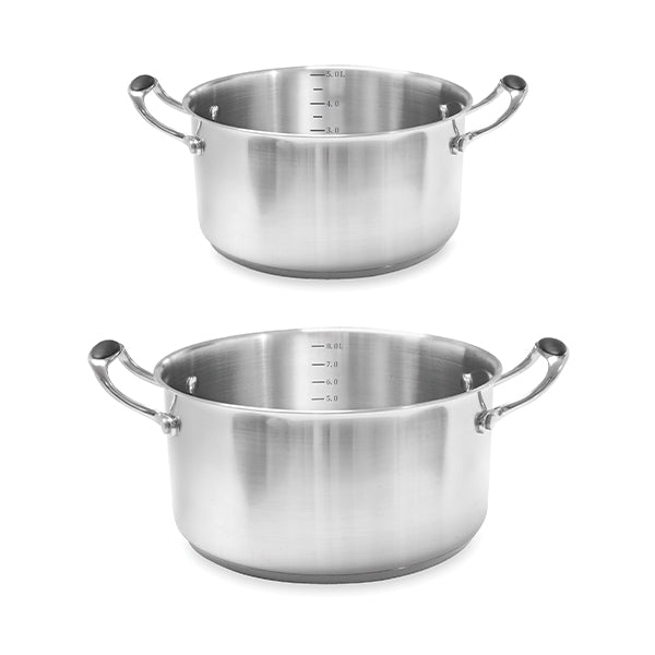 Lot 2 faitouts inox Excell’Inox 24 et 28 cm Mathon - Mathon - 1