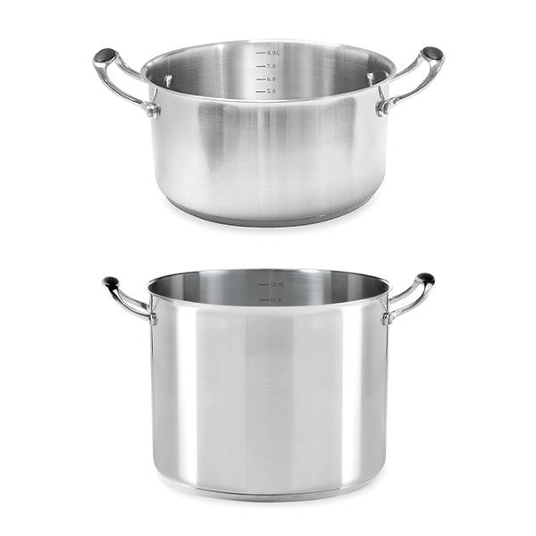 Lot faitout et marmite inox Excell’Inox 28 cm Mathon - Mathon - 1