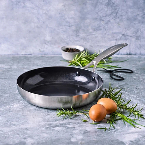 Poêle inox antiadhésive 20 cm Geneva Green pan - Mathon - 2