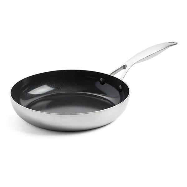 Poêle inox antiadhésive 24 cm Geneva Green pan - Mathon - 1