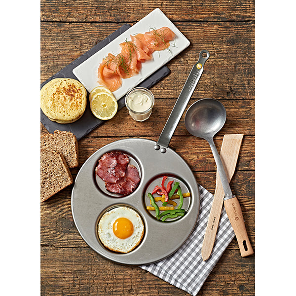 Poêle 3 blinis acier Minéral B 27 cm De Buyer - Mathon - 3