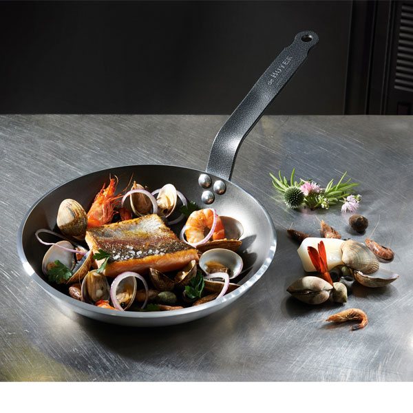 Poêle 32 cm Alu Choc Resto induction De Buyer - Mathon - 4