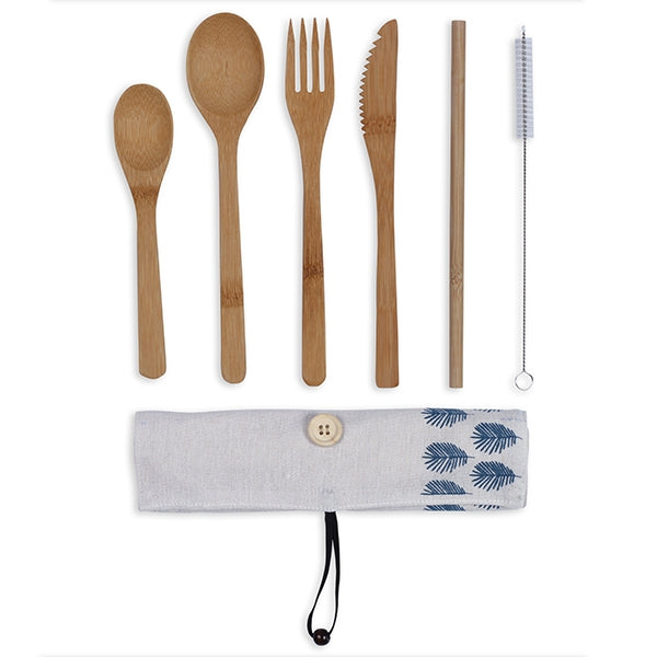 Set de couverts en bambou Livoo - Mathon - 1