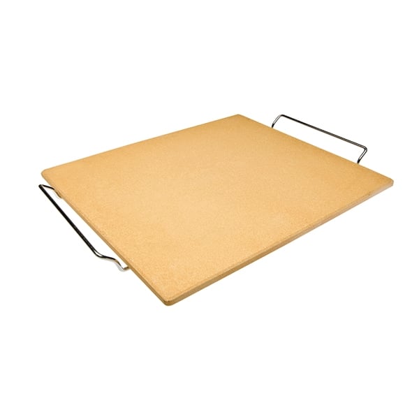 Pierre pour pizza rectangulaire 38 x 30 cm avec support Ibili - Mathon
