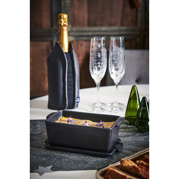 Terrine en céramique et presse 20 cm Appolia ardoise  Peugeot - Mathon - 2