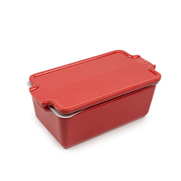 Terrine en céramique et presse 20 cm Appolia rouge  Peugeot - Mathon - 3