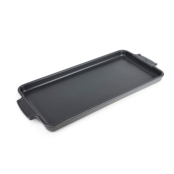 Plaque apéritifs et mignardises céramique ardoise Appolia 40 cm Peugeot - Mathon - 1
