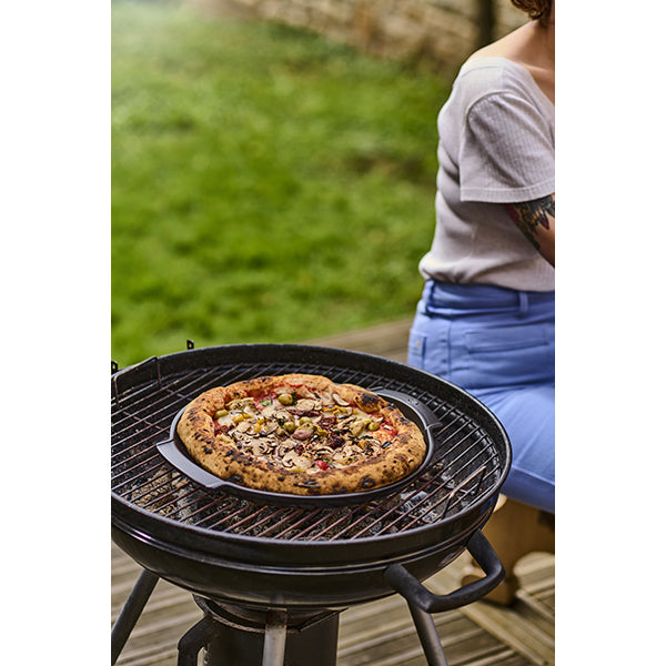 Plaque à pizza Grill To Table noir satin 34 cm  Peugeot - Mathon - 2