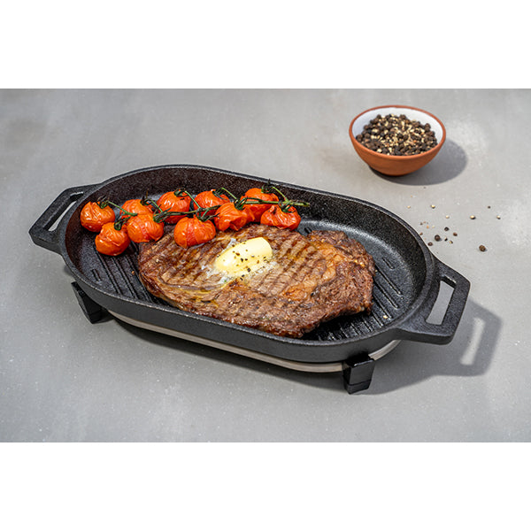Poêle grill ovale en fonte  Ooni - Mathon - 4