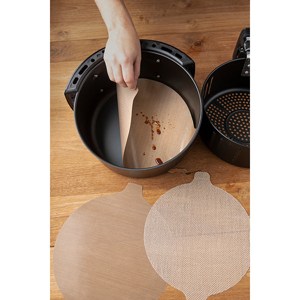 Set de feuilles de cuisson rondes pour friteuses à air chaud  NoStik - Mathon - 2