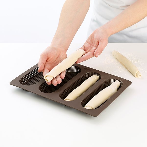 Plaque perforée  4 baguettes en silicone Lékué - Mathon - 3
