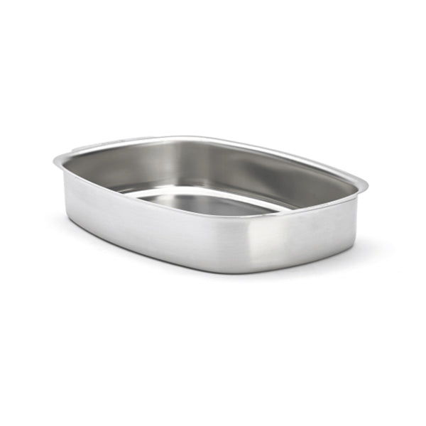 Plat à four en inox rectangulaire 38 x 26 cm  De Buyer - Mathon - 1