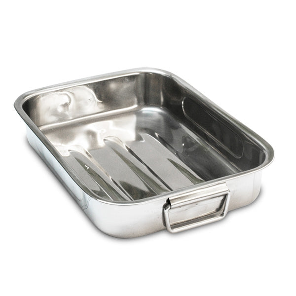 Plat à four rectangulaire inox 35 cm Baumalu - Mathon - 1