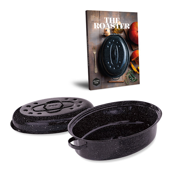 Roaster 40 cm avec livre offert Graniteware - Mathon - 1