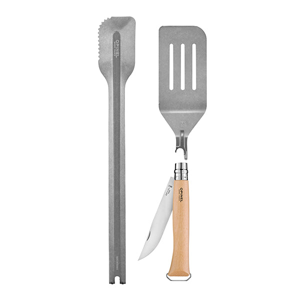 Set de 3 ustensiles pour barbecue  Opinel - Mathon - 1