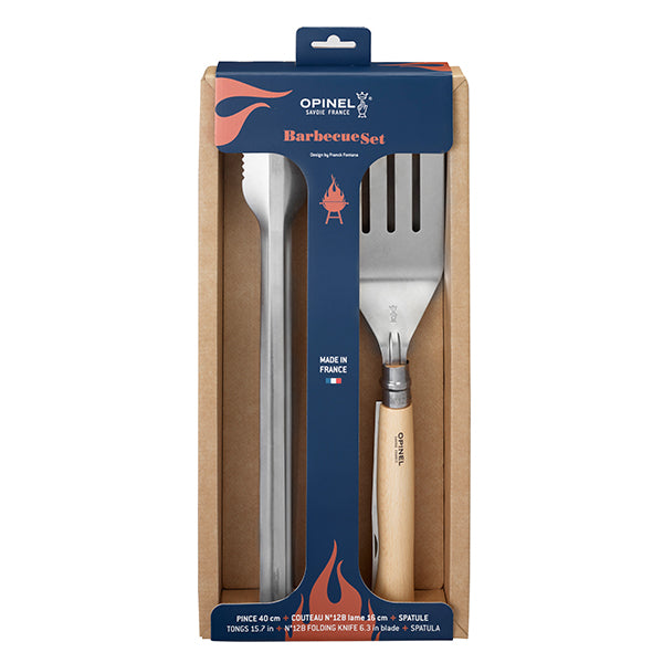 Set de 3 ustensiles pour barbecue  Opinel - Mathon - 2