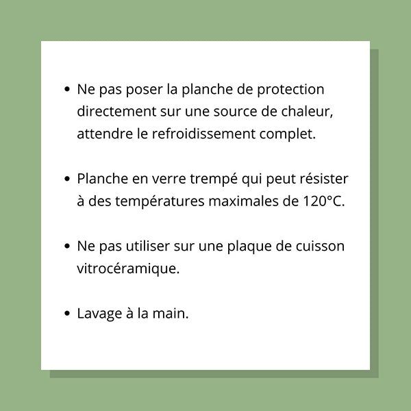 Planche multifonction en verre 40 cm Pebbly - Mathon - 3
