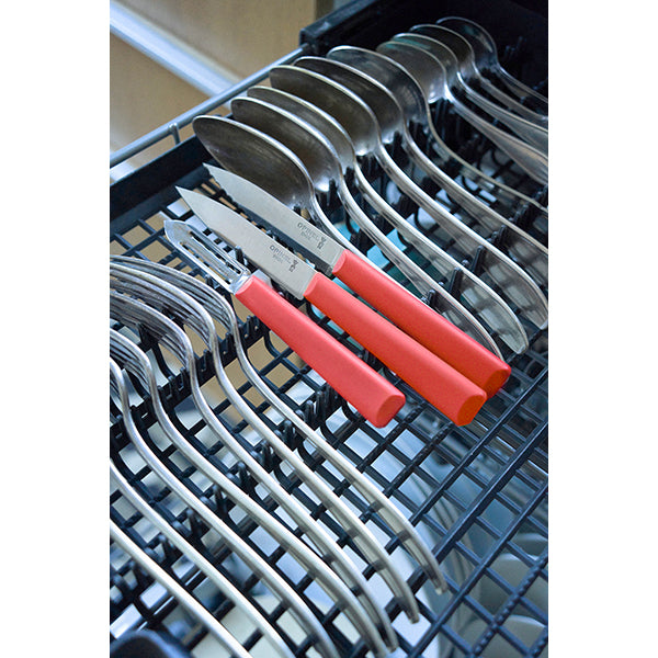 Couteau Cranté N°313 Essentiels+ Rouge 10 cm inox Opinel - Mathon - 5
