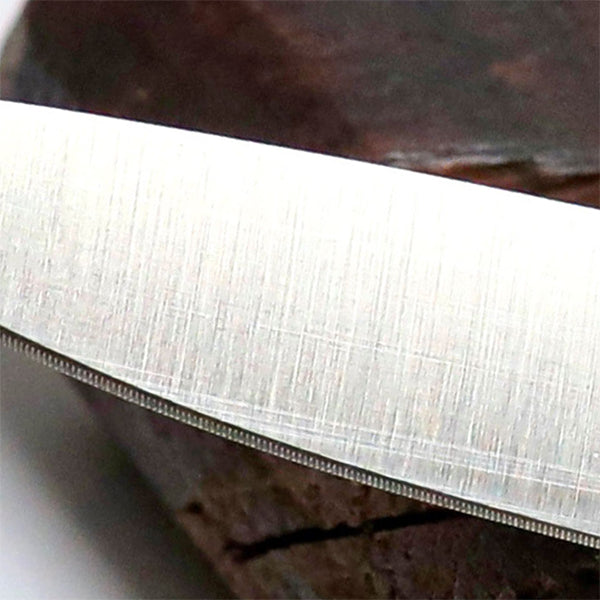 Couteau grillade lame 11 cm Affidentée avec protection Nogent - Mathon - 2