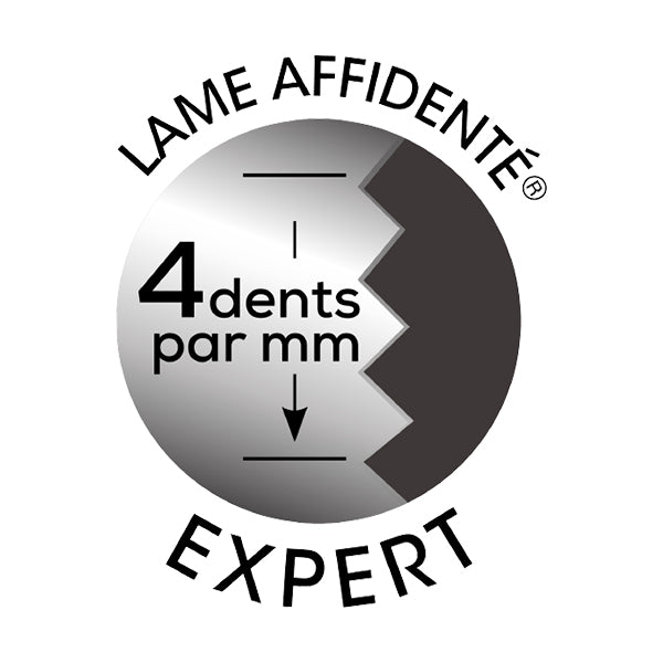 Couteau grillade lame 11 cm Affidentée avec protection Nogent - Mathon - 3