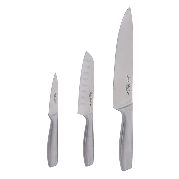 Coffret de 3 couteaux de cuisine inox Fusal Jean Dubost - Mathon - 2