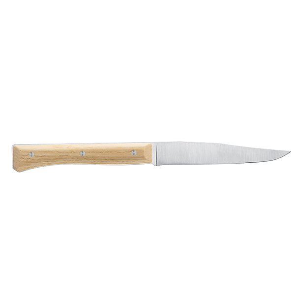 Coffret de 4 couteaux de table à lame lisse Facette frêne  Opinel - Mathon - 1