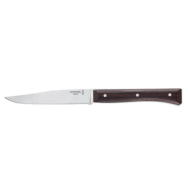 Coffret de 4 couteaux de table à lame lisse Facette frêne sombre  Opinel - Mathon - 1