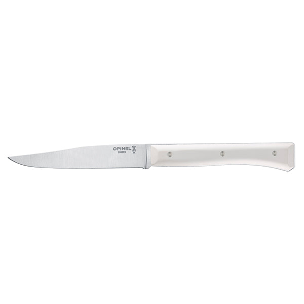 Coffret de 4 couteaux de table à lame lisse Facette blanc  Opinel - Mathon - 1
