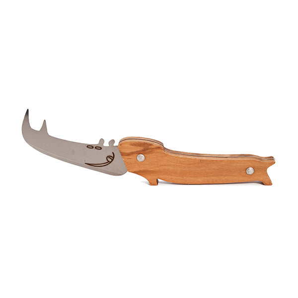 Couteau à fromage Rhino manche en bois d