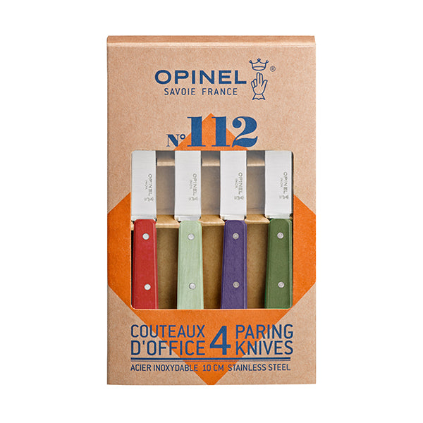 Coffret 4 couteaux d’office N°112 Essentiels Paysage Opinel - Mathon - 3