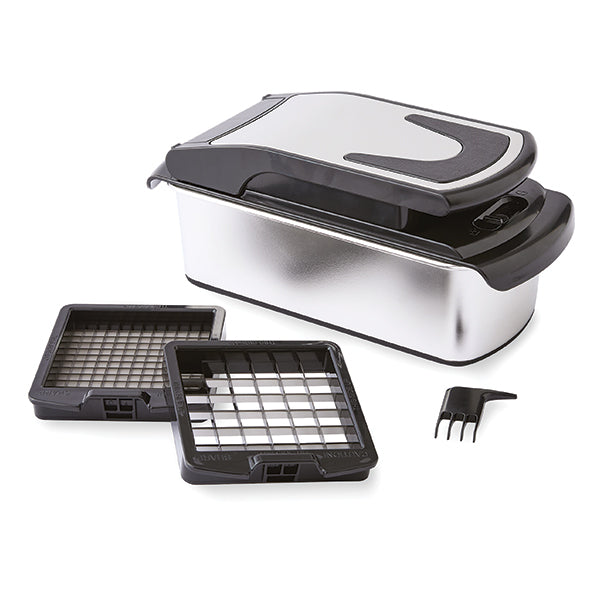 Coupe-légumes inox 2 grilles de coupe Mathon - Mathon - 4