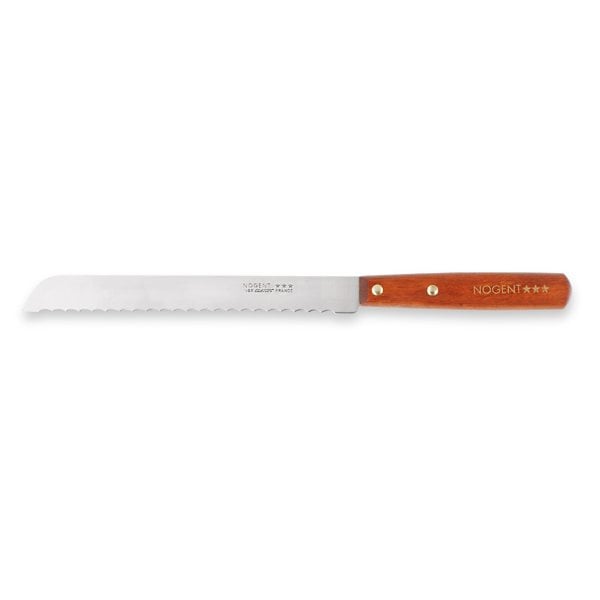 Couteau à pain 19 cm manche en bois Nogent - Mathon - 2