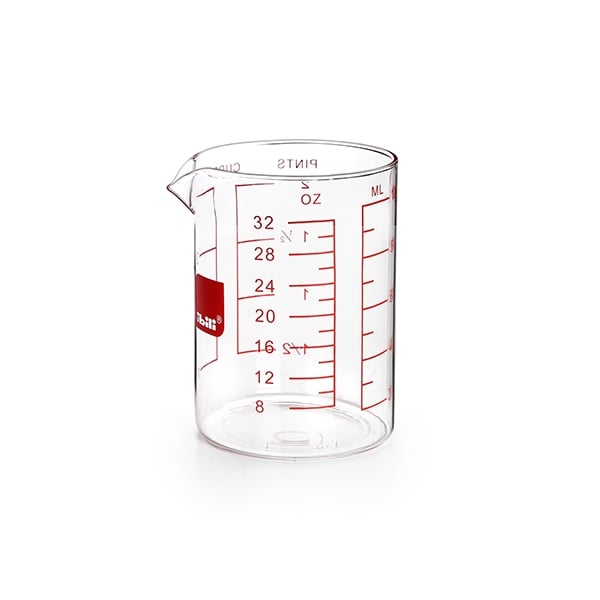 Verre doseur en verre 1 L Ibili - Mathon