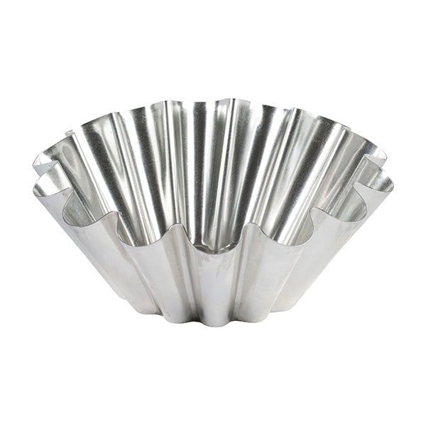 Moule à brioche grosses côtes en fer blanc 20 cm Gobel - Mathon - 1