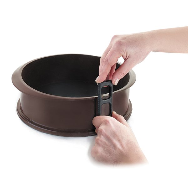 Moule rond 25 cm en silicone avec fond amovible Lacor - Mathon - 1