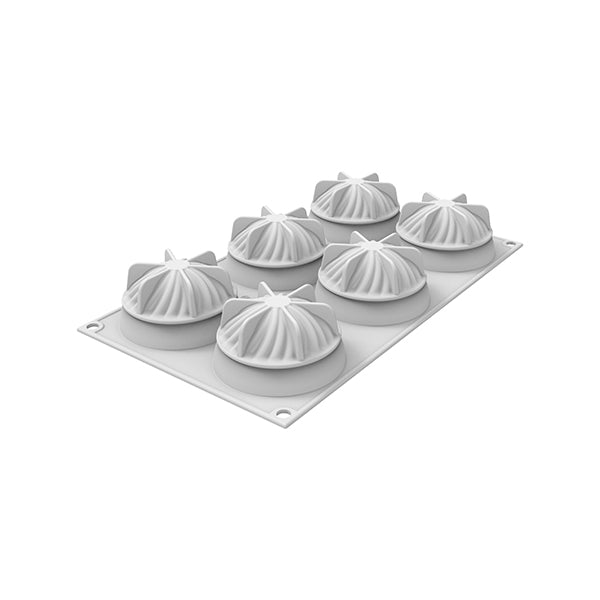 Moule en silicone pour 6 portions Mini Wave Silikomart - Mathon - 1