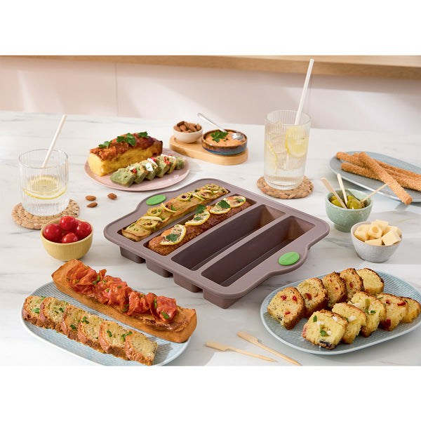 Rigiflex Plaque 4 mini-cakes longs apéro Mathon - Mathon - 3