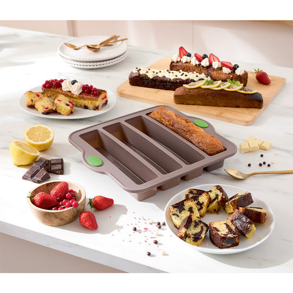 Rigiflex Plaque 4 mini-cakes longs apéro Mathon - Mathon - 4