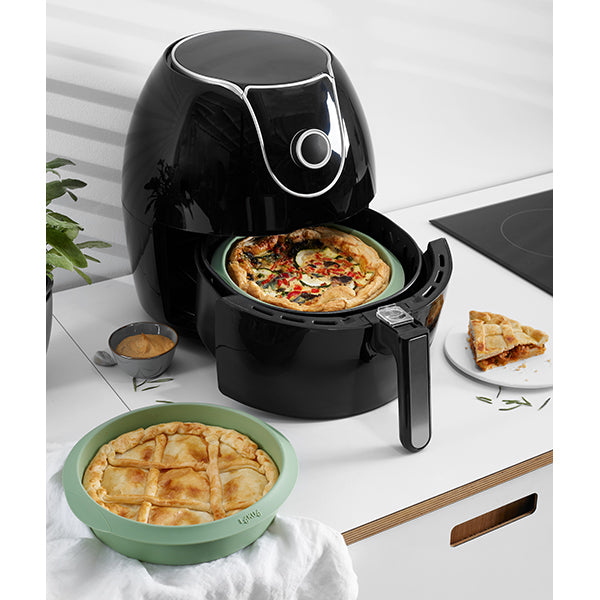 Moule rond en silicone pour friteuse à air chaud 20 cm Lékué - Mathon - 2