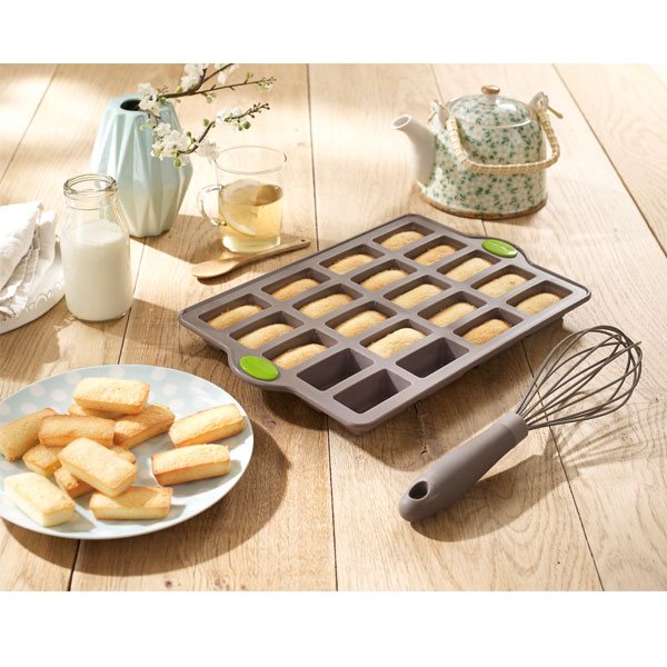Rigiflex Plaque 20 mini financiers en silicone structure acier Mathon - Mathon - 3
