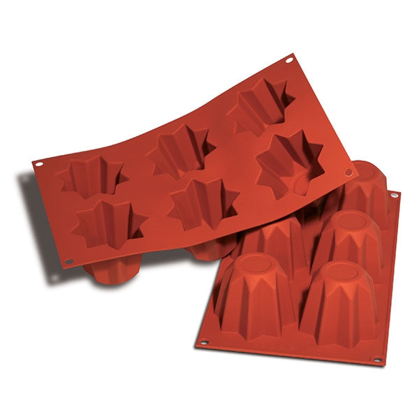 Moule 6 mini-pandoro en silicone Silikomart - Mathon - 4