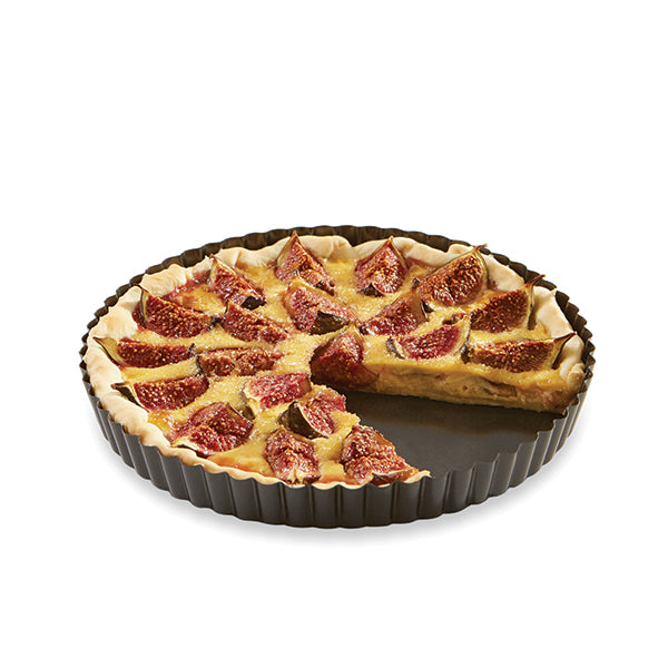 Moule à tarte acier revêtu antiadhérent bords cannelés 24,5 cm Mathon - Mathon - 3