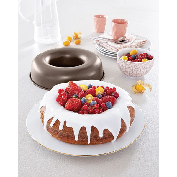 Moule à savarin ou couronne acier revêtu antiadhérent 24 cm Mathon - Mathon - 4